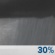Tonight: A 30 percent chance of showers.  Mostly cloudy, with a low around 46. Breezy, with a south southeast wind 8 to 15 mph, with gusts as high as 29 mph. 