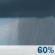 Wednesday: A chance of showers before noon, then a chance of showers and thunderstorms between noon and 1pm, then showers likely and possibly a thunderstorm after 1pm.  Mostly cloudy, with a high near 57. South wind 5 to 9 mph becoming north in the afternoon. Winds could gust as high as 15 mph.  Chance of precipitation is 60%.